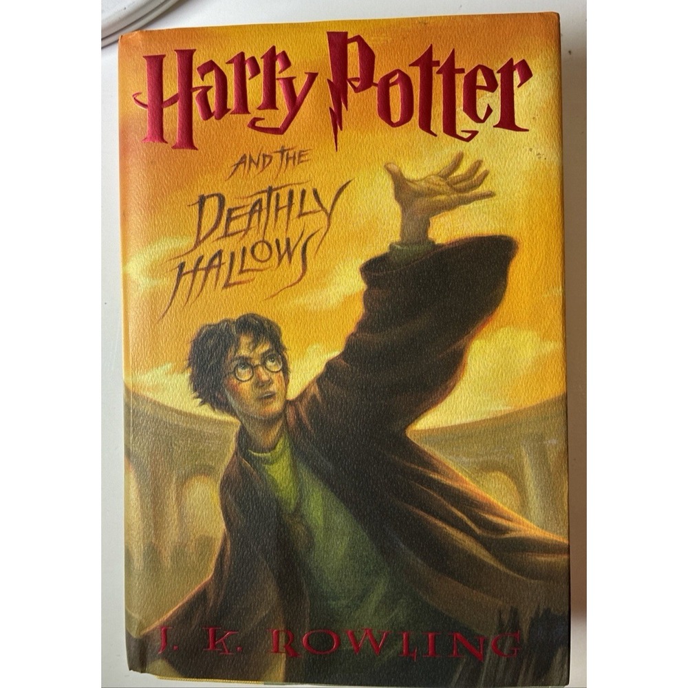 RARE! Harry Potter Book 7 Hardcover 1st Ed. 759 Pages Error EX/NM (23D)